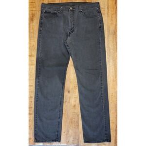 Levi's 505 Men's 38x34 Jeans Pants Black‎ Straight Leg Faded Workwear Casual